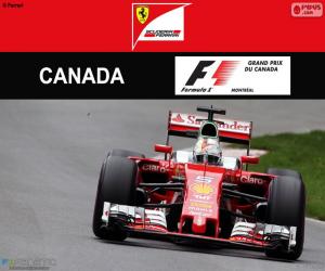 yapboz S.Vettel, 2016 Kanada Grand Prix